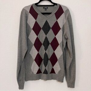 Men’s Argyle Print Sweater